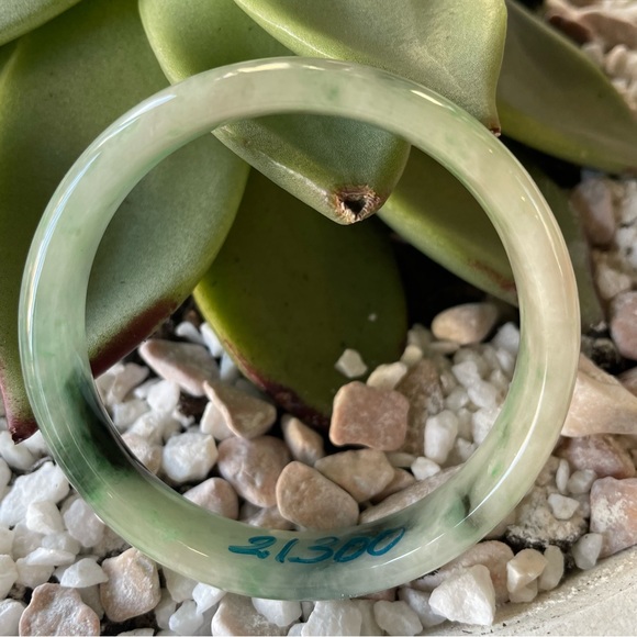 Jewelry - Authentic A Grade 100% Natural Jade Bangle 💚New 💚 ref. #21300